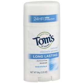 Tom's of Maine Long Lasting Deodorant, Unscented