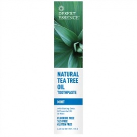 Desert Essence Natural Tea Tree Oil Toothpaste, Mint